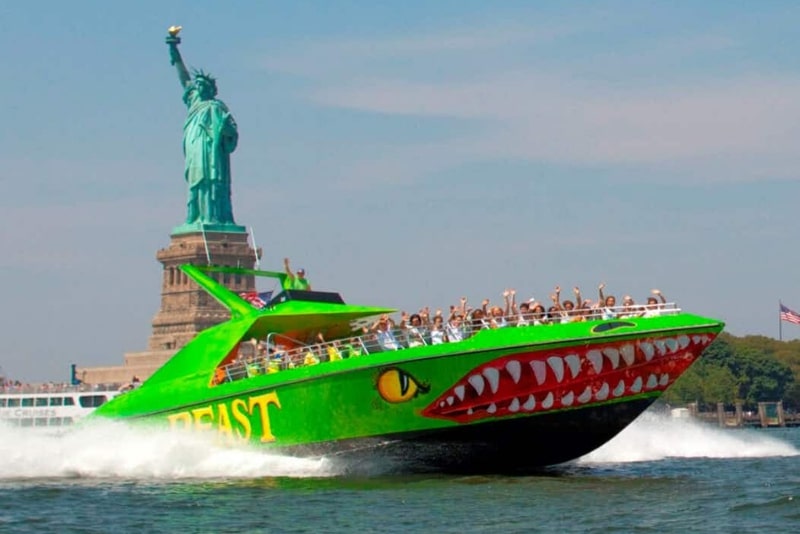 The beast speedboat ride