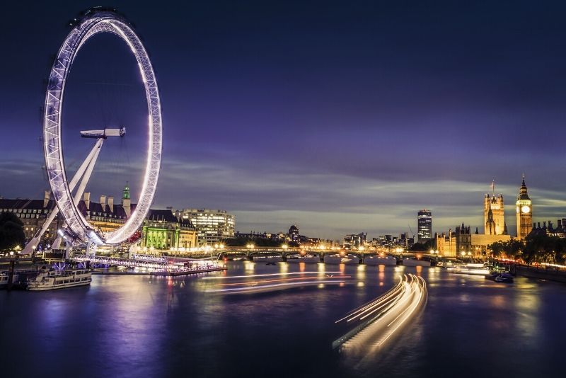 London Eye At Night  Witness The Night Lights Of The City