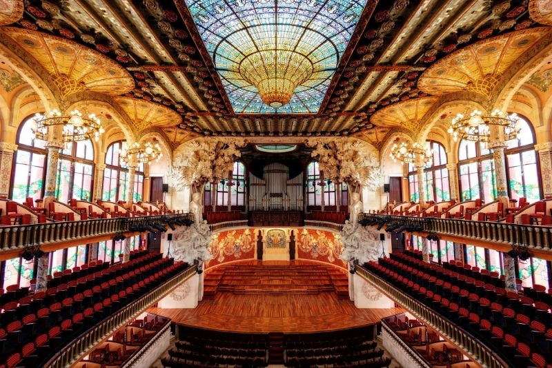 Tour guidato del Palau de la Música Catalana: salta la coda