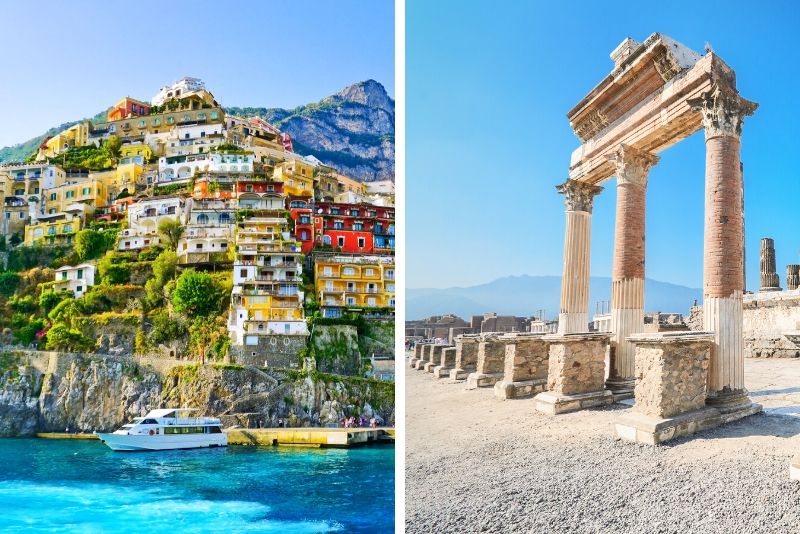Tour di 1 giorno in Costiera Amalfitana e Pompei da Napoli
