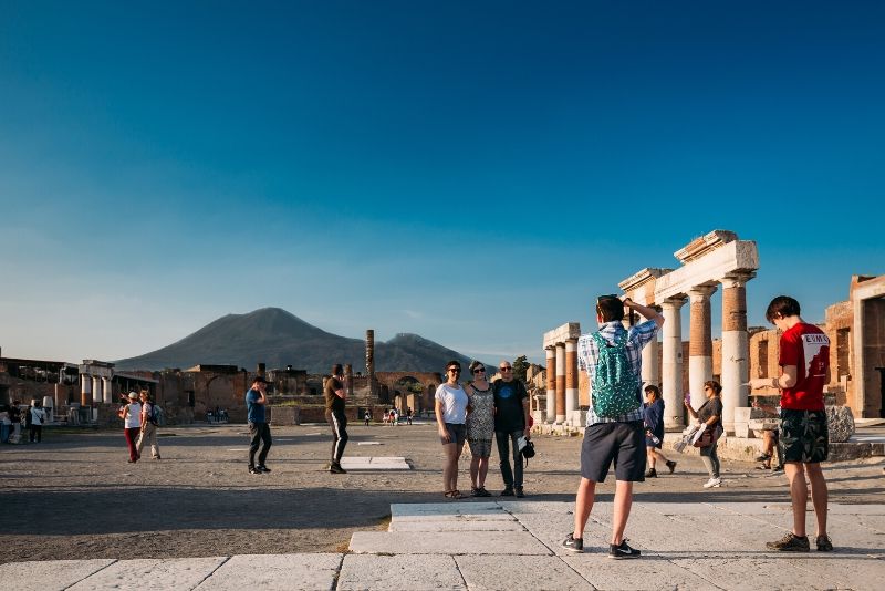 Gita di un giorno a Pompei su un pullman con aria condizionata