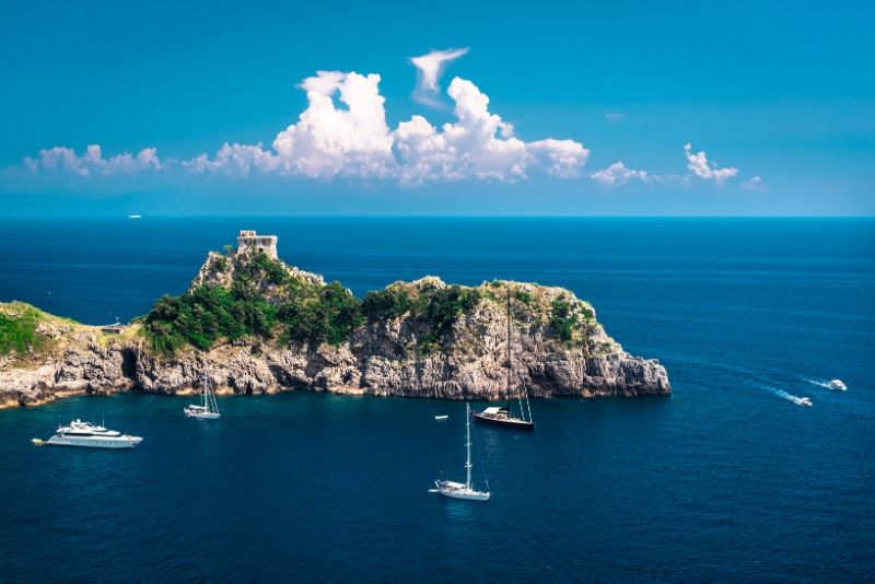 Crociera di un giorno per piccoli gruppi in Costiera Amalfitana da Positano