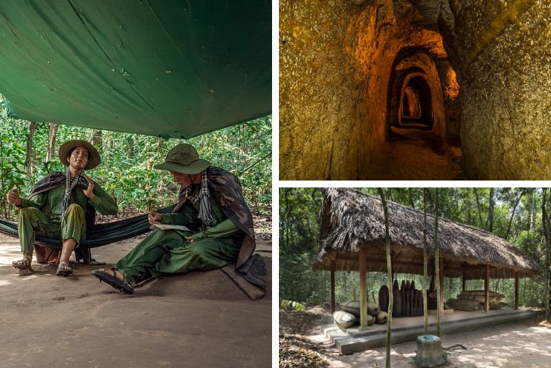 vietnam adventure tours cu chi tunnels