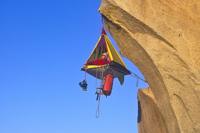 cliff camping