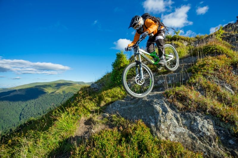 downhill mountain biking