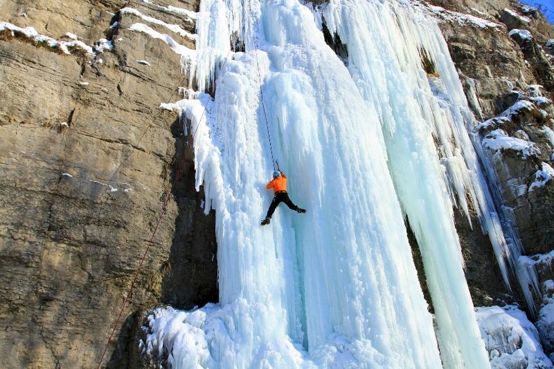 arrampicata su ghiaccio