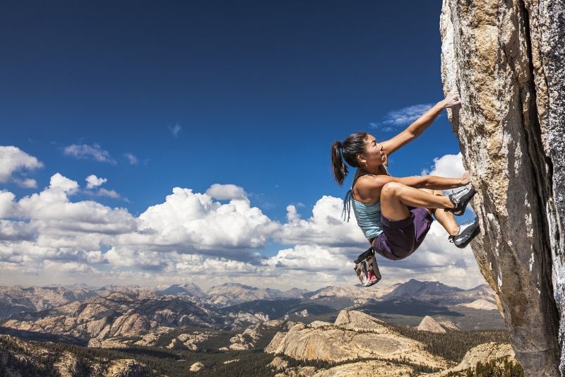 rock climbing