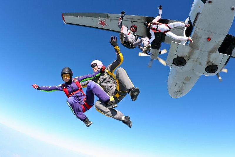 skydiving