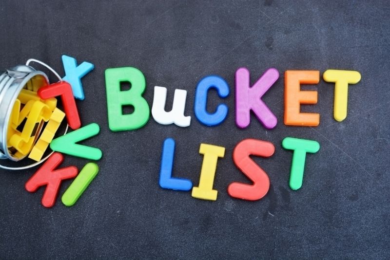 travel bucket list
