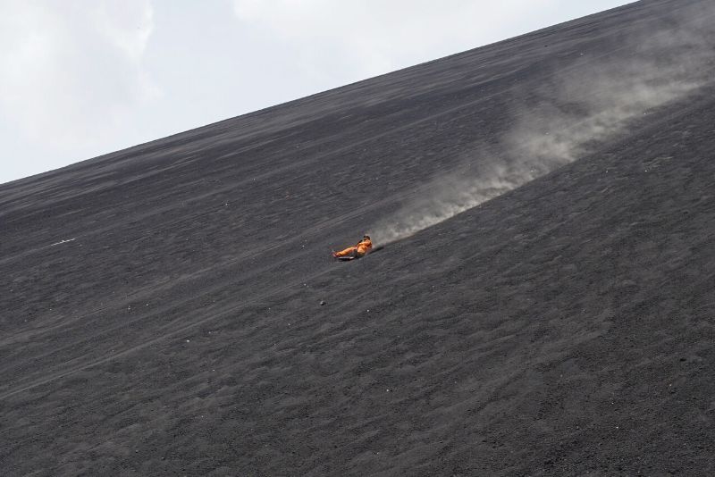 volcano boarding