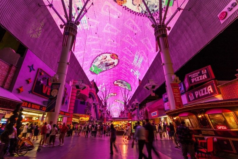 Fremont Street in Las Vegas