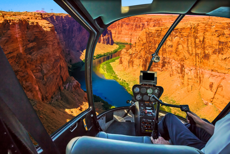 Tour en helicóptero sobre el Gran Cañón