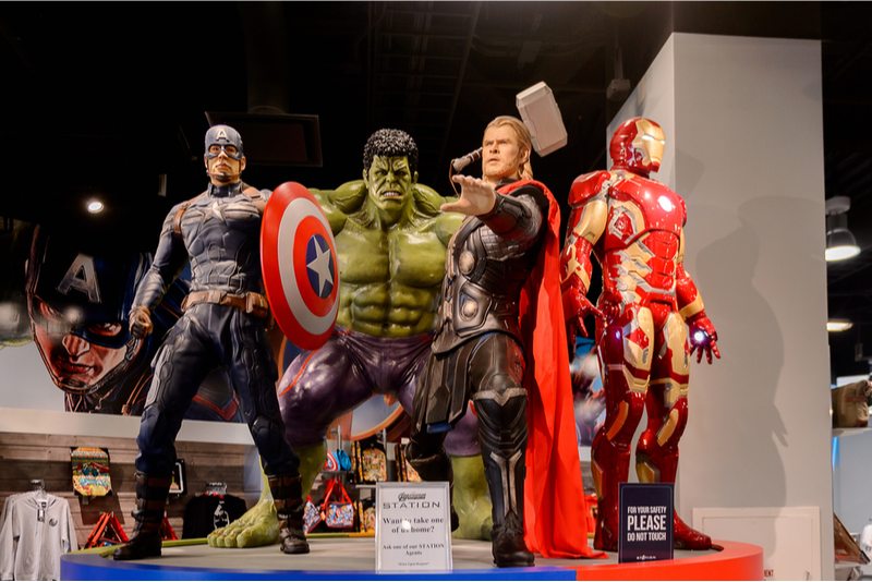 Estación Marvel Avengers en Las Vegas