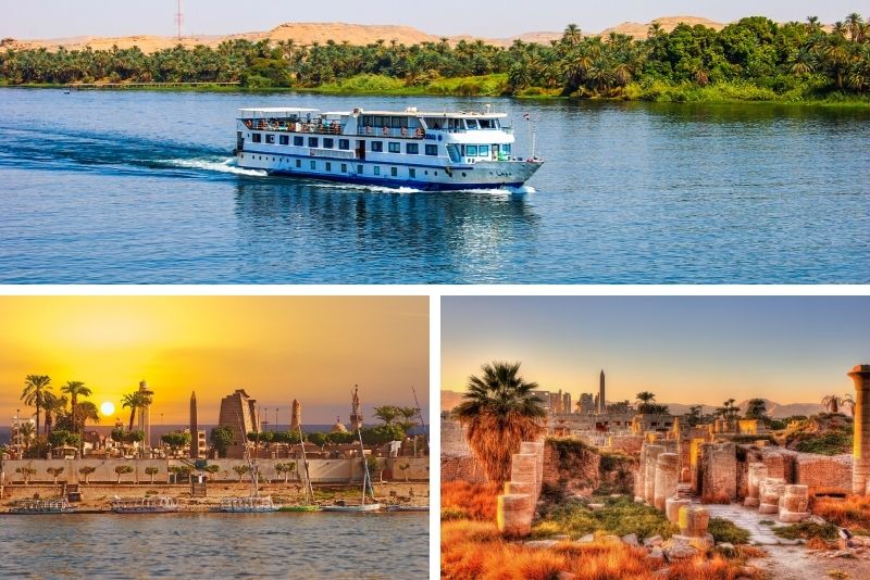 nile cruise aswan to luxor 2 night