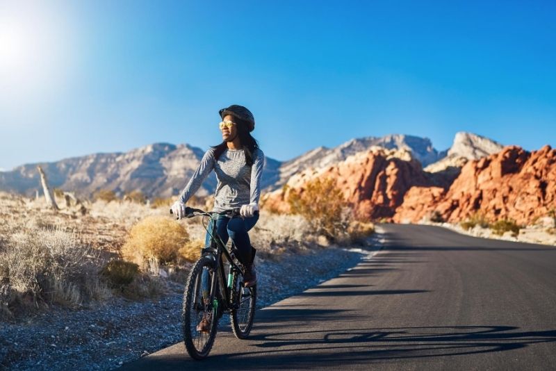 Red Rock Canyon on bike