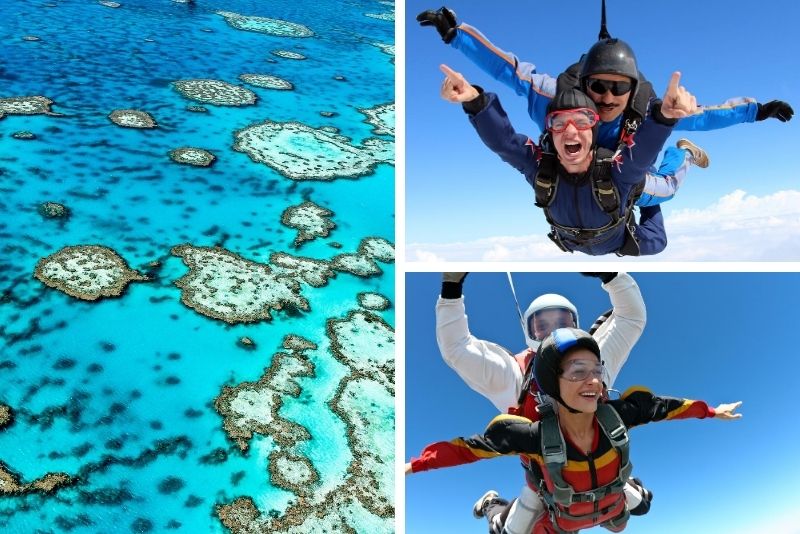 Reef and Rainforest Tandem Sky Dive in Cairns