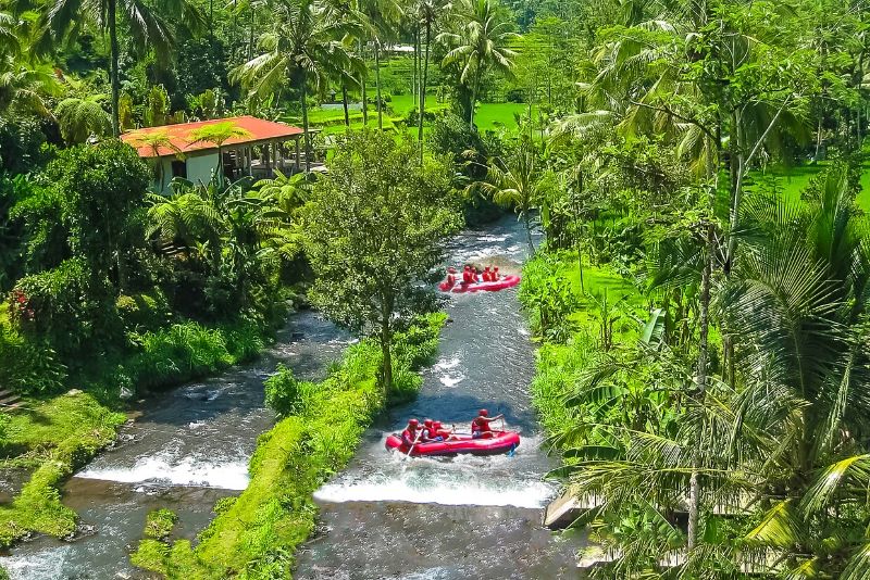rafting for nature lovers in Bali