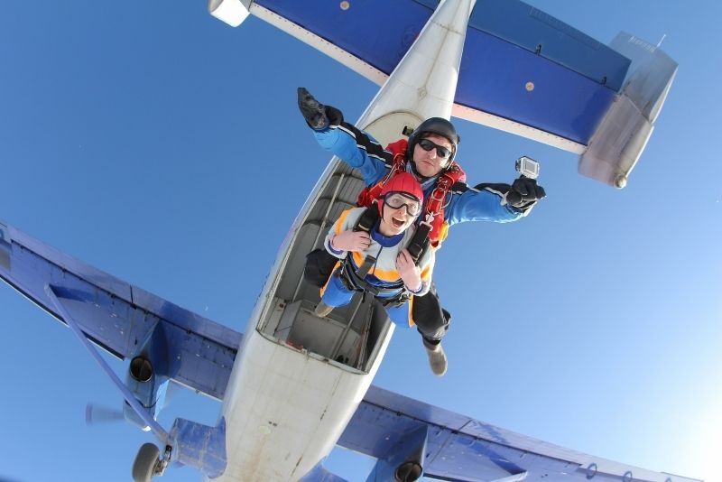 skydiving in San Diego, California