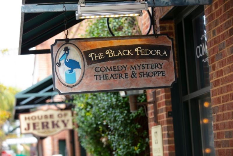 Black Fedora Comedy Mystery Theatre and Shoppe, Charleston