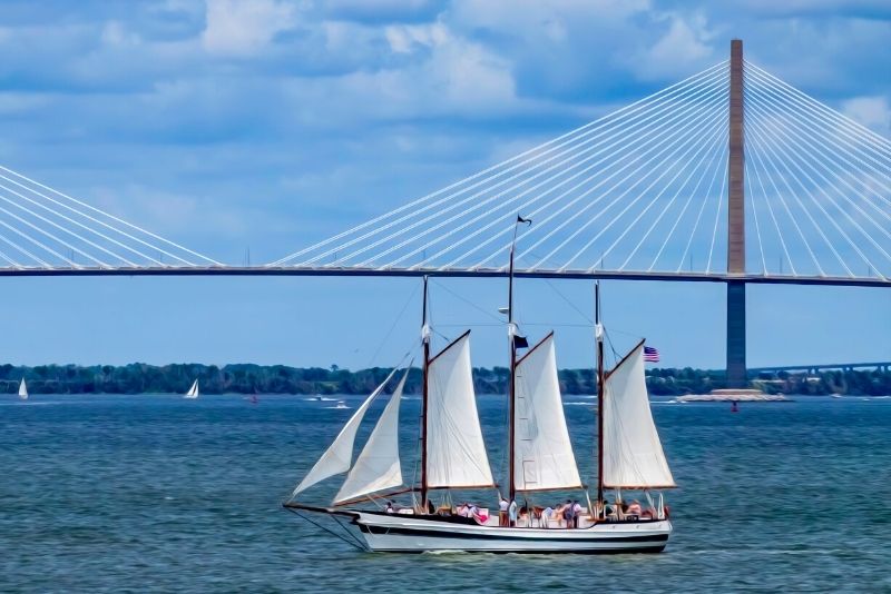 Schooner Pride sailing tour in Charleston