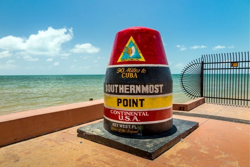 Southernmost point buoy, Key West, Florida