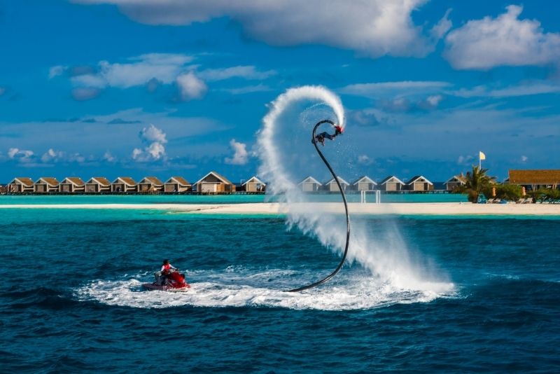 flyboard in Cancun, Mexico