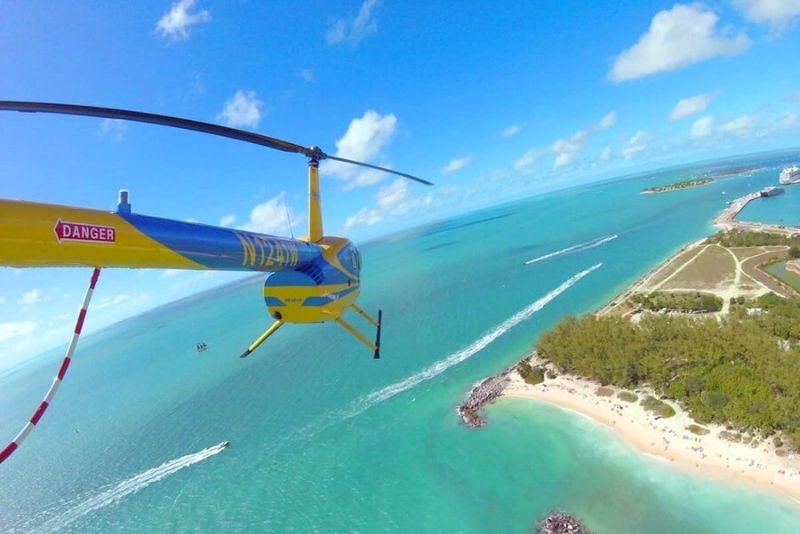 helicopter tour, Key West, Florida