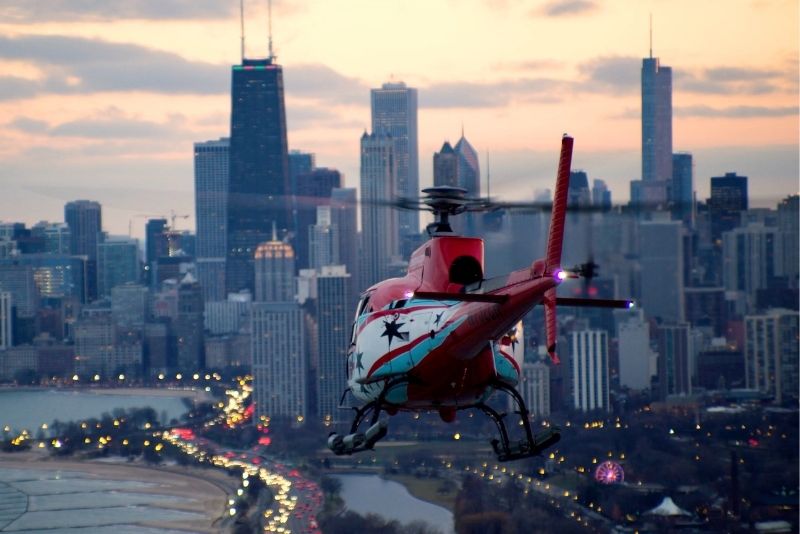 helicopter tour in Chicago
