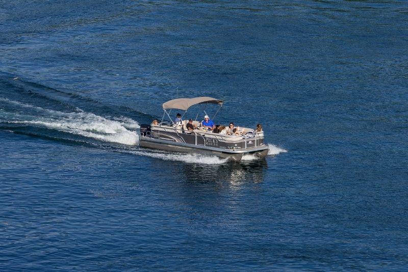 private boat in Chicago