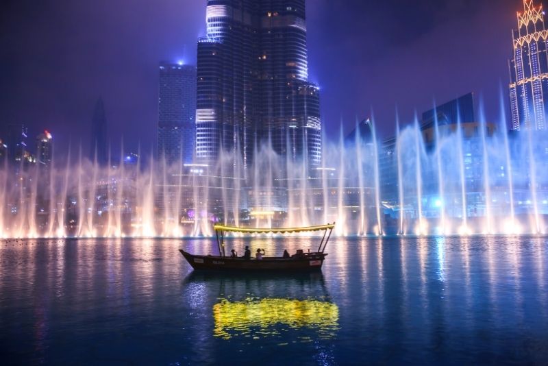 Dubai fountain show