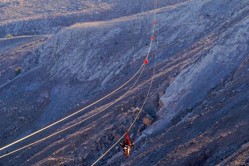 Jebel Jais zipline, Dubai