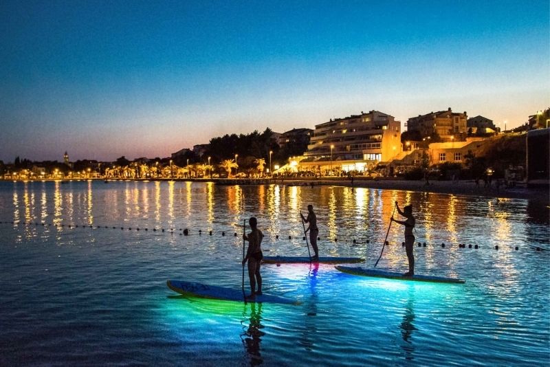 Night Glow Stand Up Paddle Tour in Split