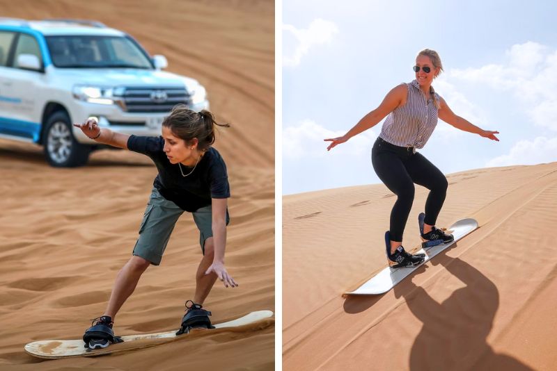 sandboarding in Dubai