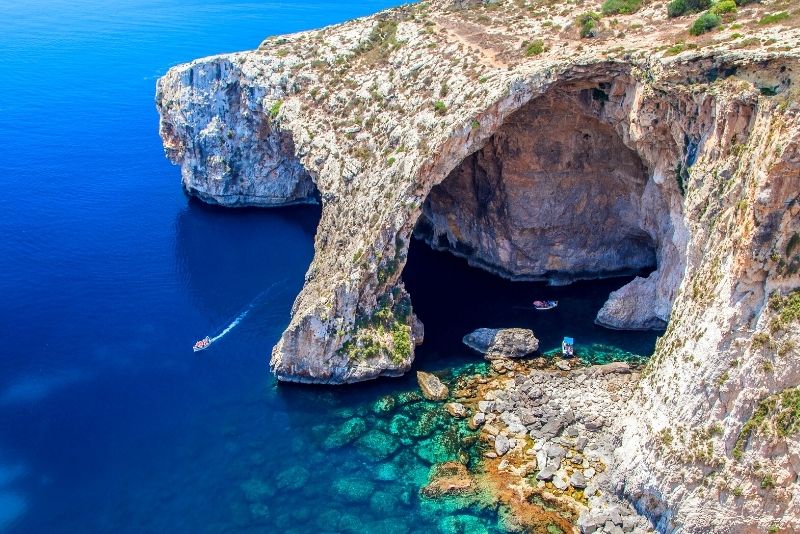Gruta Azul, Malta