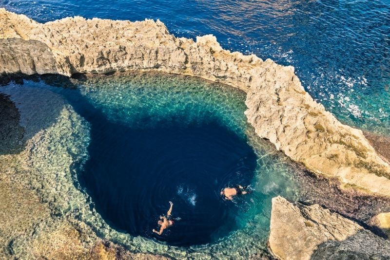 Blaues Loch, Insel Gozo
