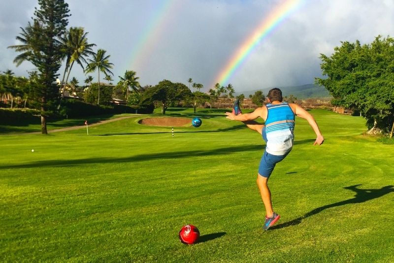 Footgolf course, Maui
