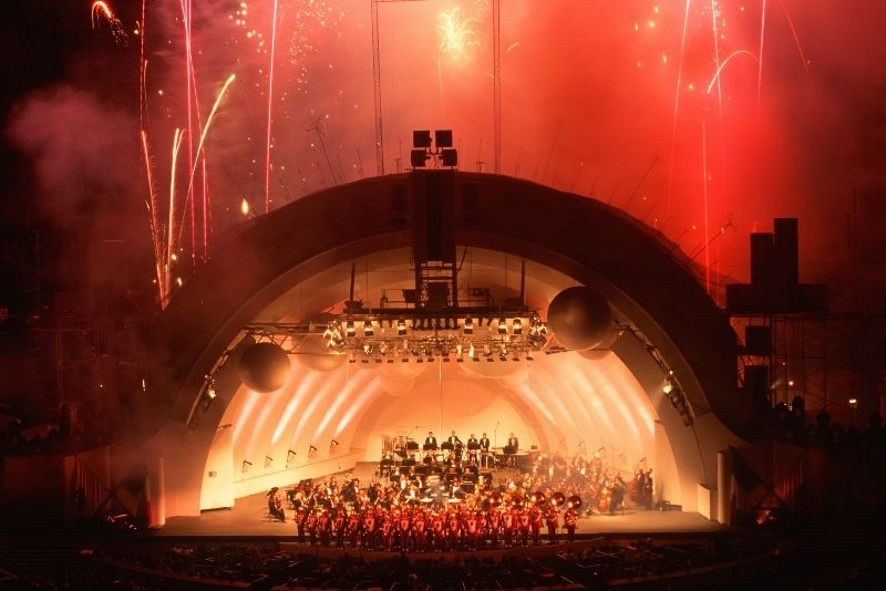 concert at Hollywood Bowl