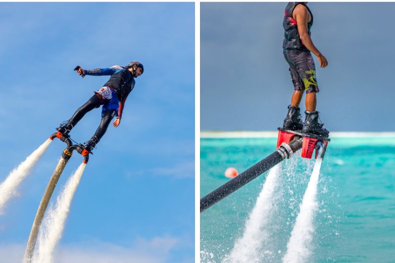 flyboarding in Lanzarote