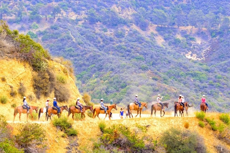 horse riding in Los Angeles