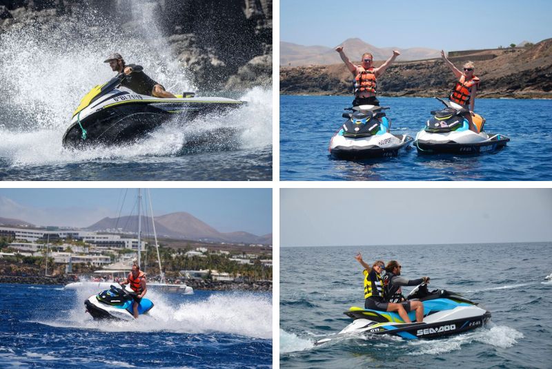 jet ski in Lanzarote