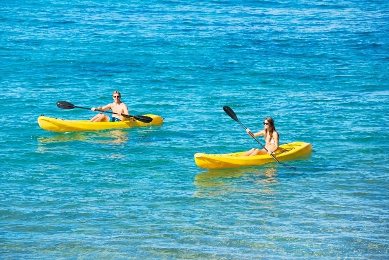 kayaking in Maui