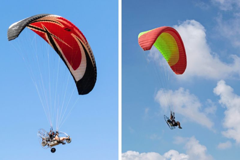 paramotoring flights in Corfu