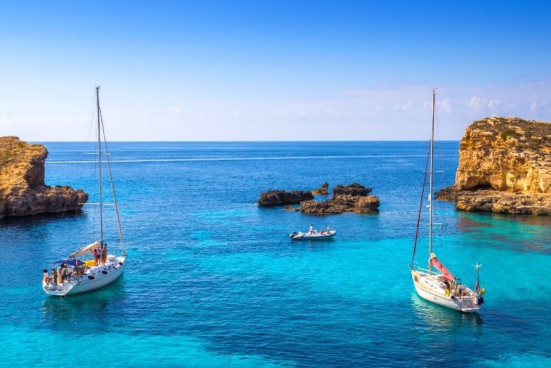 gite in barca a vela a Malta