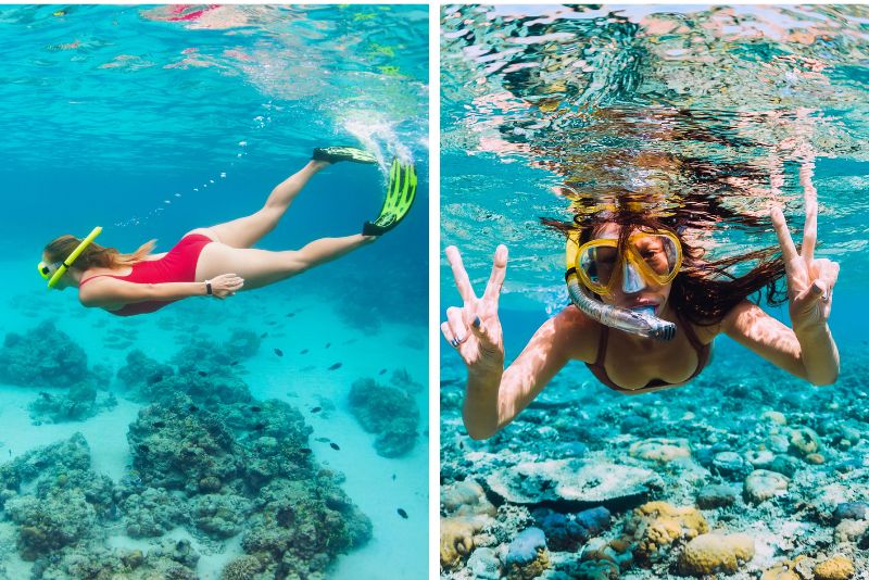 snorkeling in Lanzarote