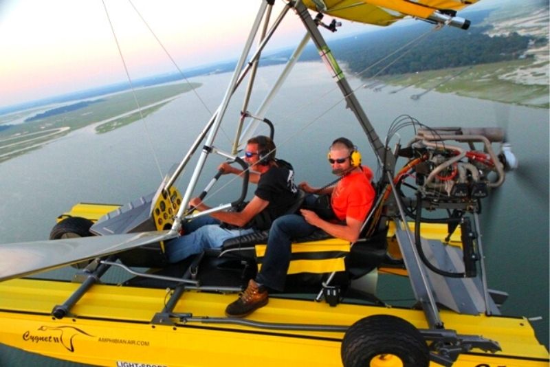 amphibian air flight in Savannah