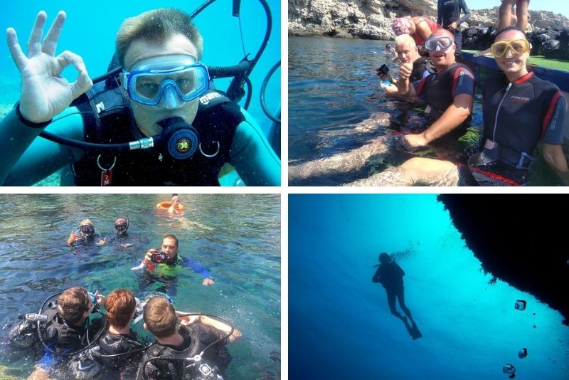 scuba diving in Rhodes