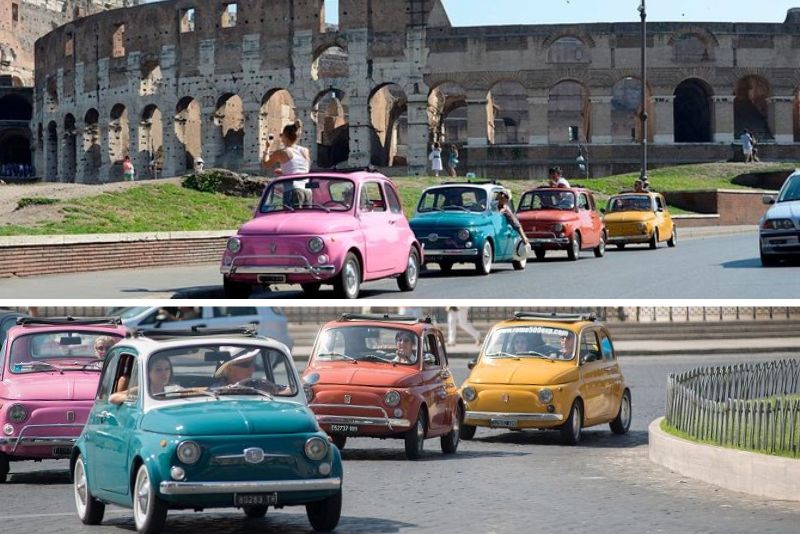 Fiat 500 tours in Rome