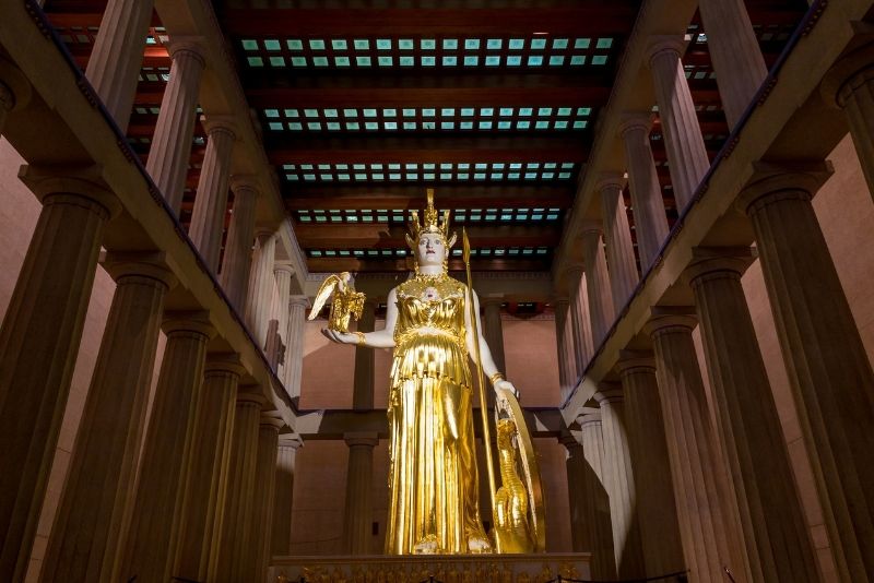 Greek Parthenon in Centennial Park, Nashville