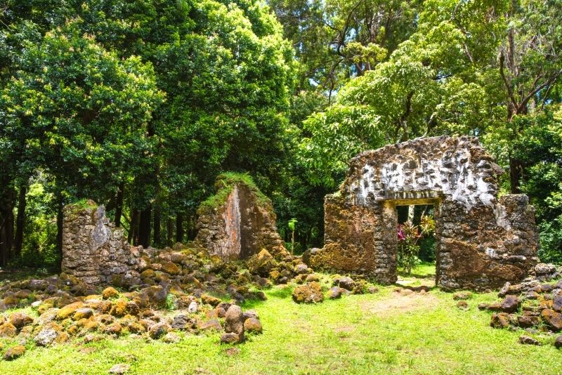 Kaniakapupu Ruins, Oahu, Hawaii