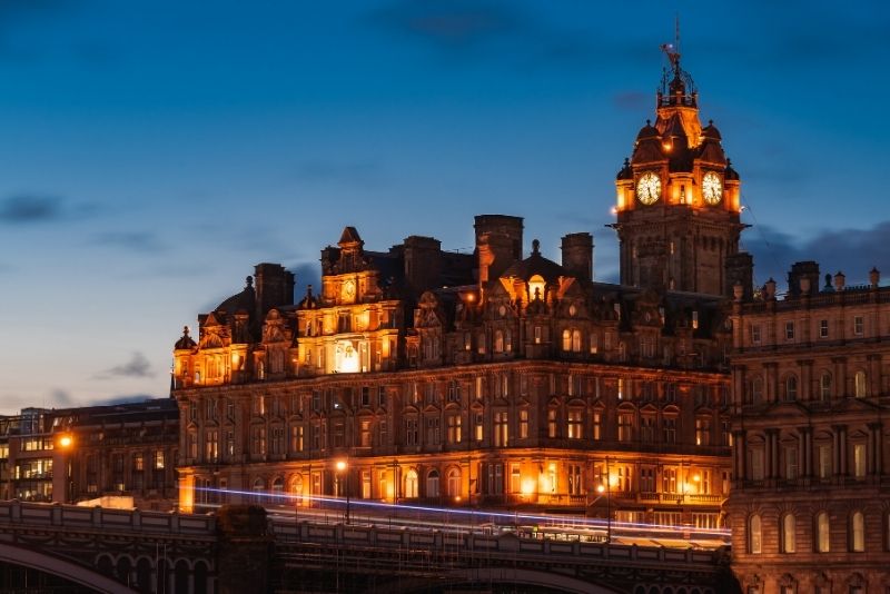 L'hôtel Balmoral à Édimbourg